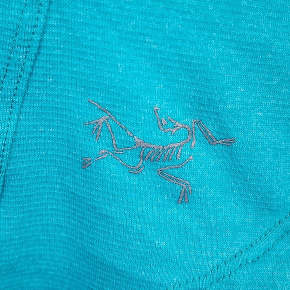 Arc'Teryx Tolu Tank Top Womens Small Activewear Yoga Workout Running Turquoise - Picture 3 of 12